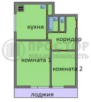 2-комнатная квартира, 51.3 м² - фото 31