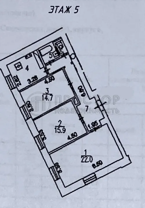 3-комнатная квартира, 77.3 м² - фото 10