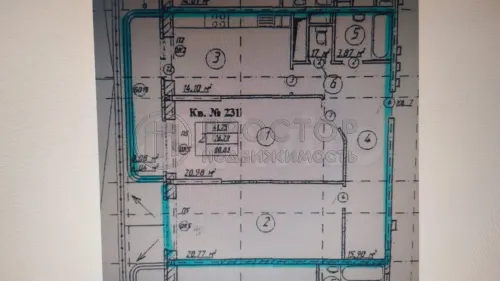 2-комнатная квартира, 77 м² - фото 5