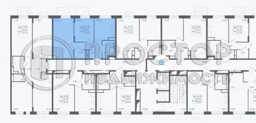 3-комнатная квартира, 52.9 м² - фото 3