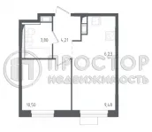 2-комнатная квартира, 34.2 м² - фото 28