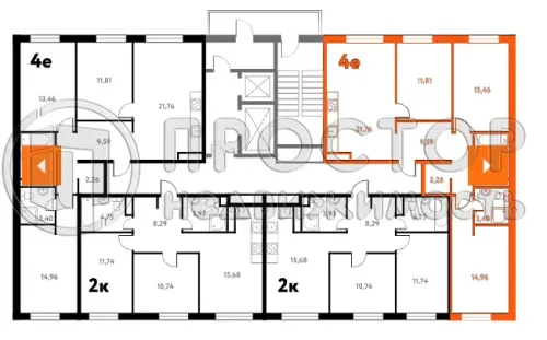 4-комнатная квартира, 81.92 м² - фото 8