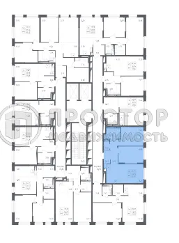 2-комнатная квартира, 53.5 м² - фото 9