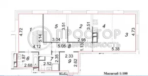 3-комнатная квартира, 83 м² - фото 43