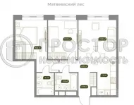 3-комнатная квартира, 67 м² - фото 9