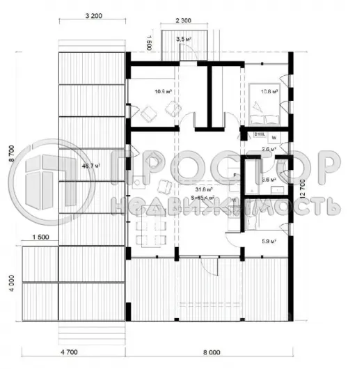 Дом, 127 м² - фото 19