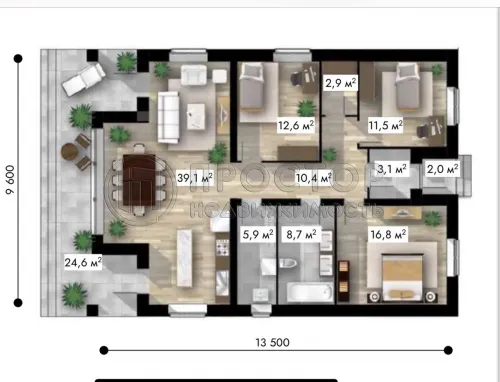 Дом, 113 м² - фото 6