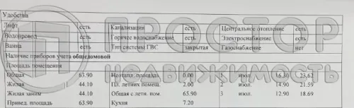 3-комнатная квартира, 63.9 м² - фото 24