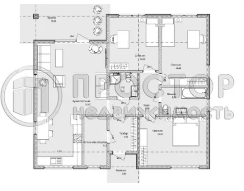 Дом, 120 м² - фото 9