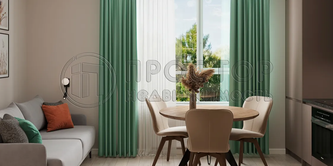 2-комнатная квартира, 38.25 м² - фото 4