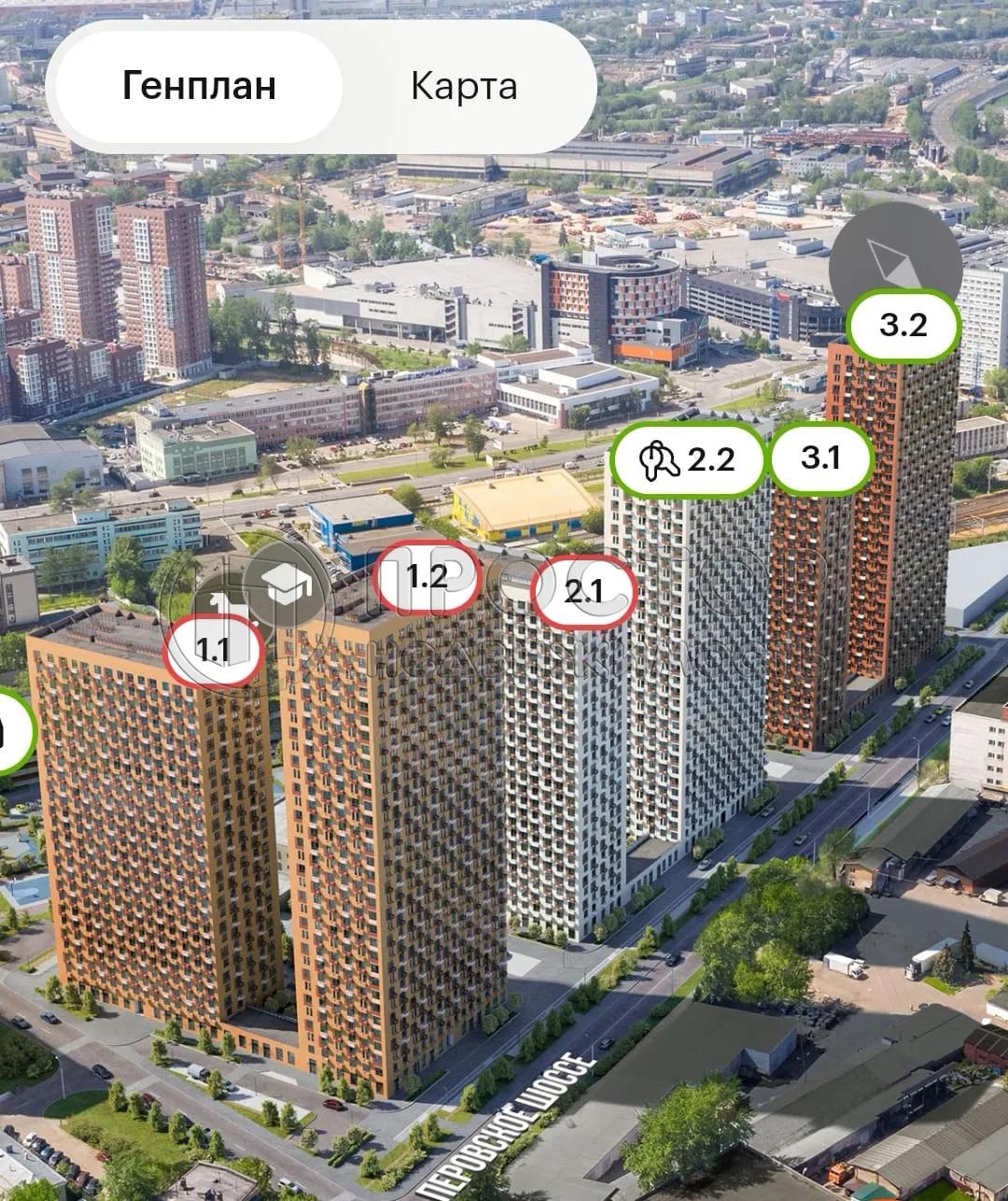1-комнатная квартира, 32.45 м² - фото 12