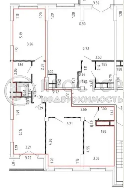 3-комнатная квартира, 87.9 м² - фото 17