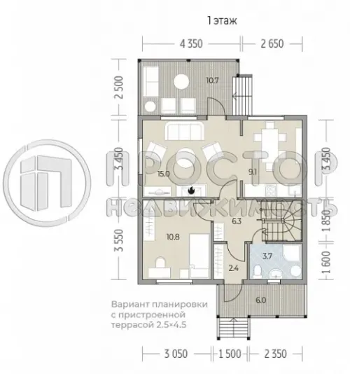 Дом, 113.5 м² - фото 26