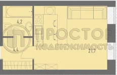 Студия, 29.3 м² - фото 25