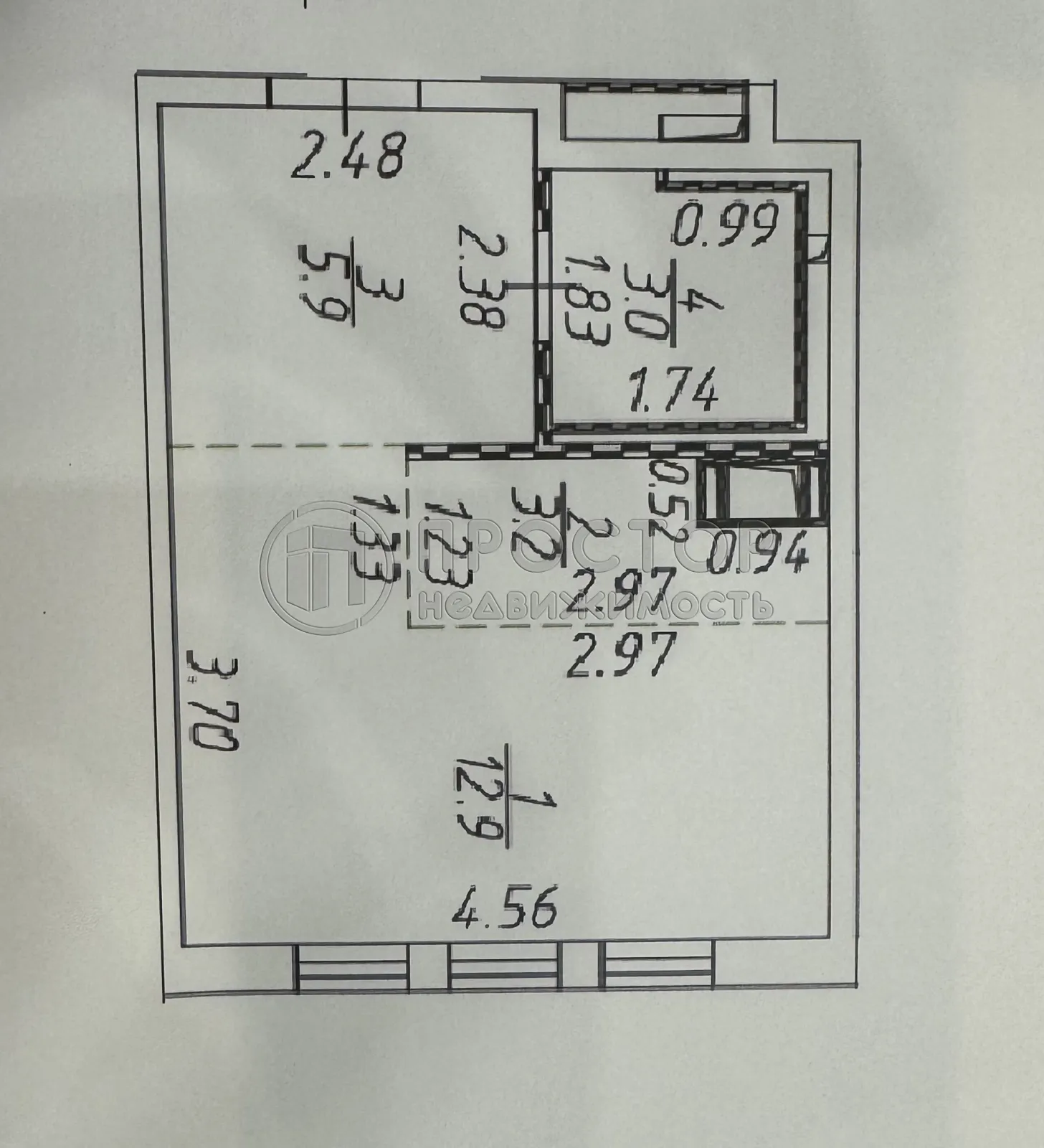 Студия, 25 м² - фото 14