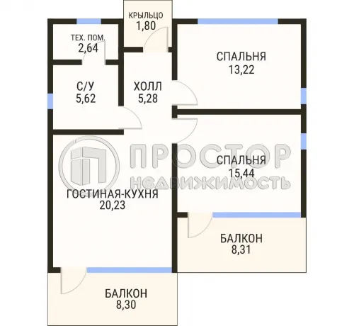 Дом, 90 м² - фото 15