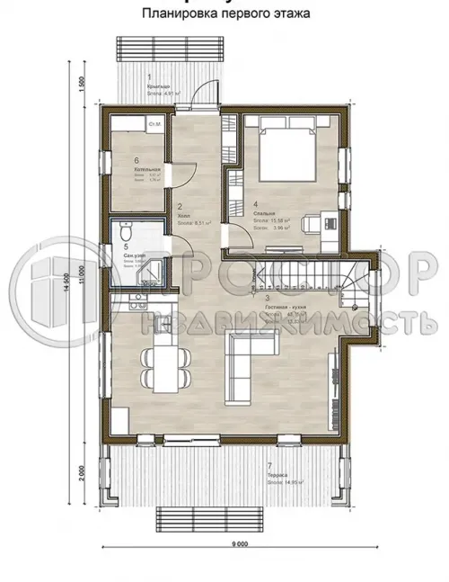 Дом, 160 м² - фото 22