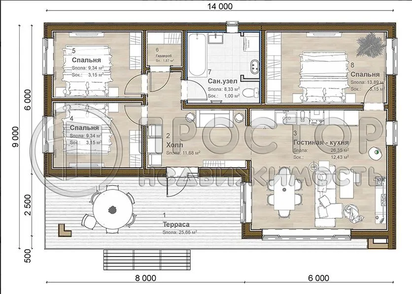 Дом, 126 м² - фото 21