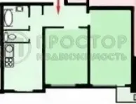 2-комнатная квартира, 53.8 м² - фото 27