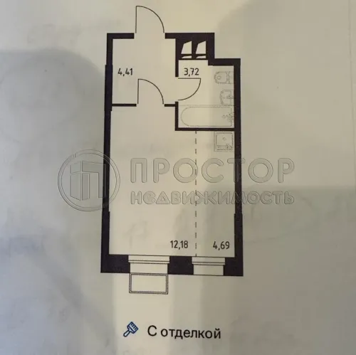 Студия, 24.5 м² - фото 10