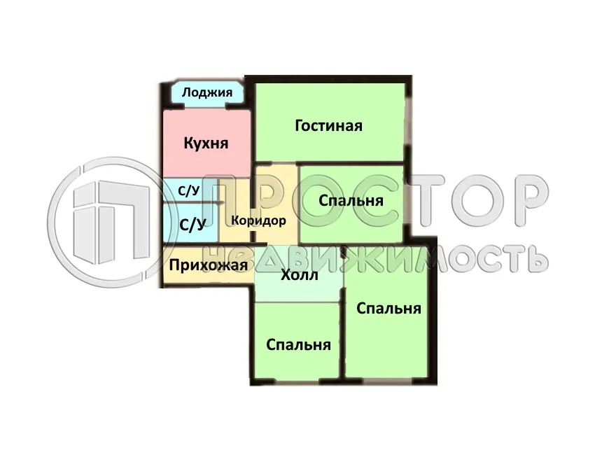 3-комнатная квартира, 99 м² - фото 17