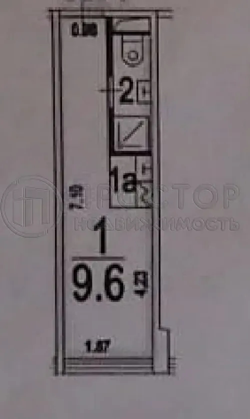 Студия, 12.5 м² - фото 15
