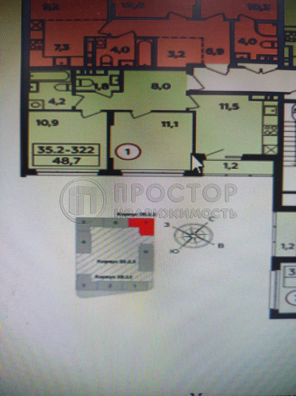 2-комнатная квартира, 48.7 м² - фото 7