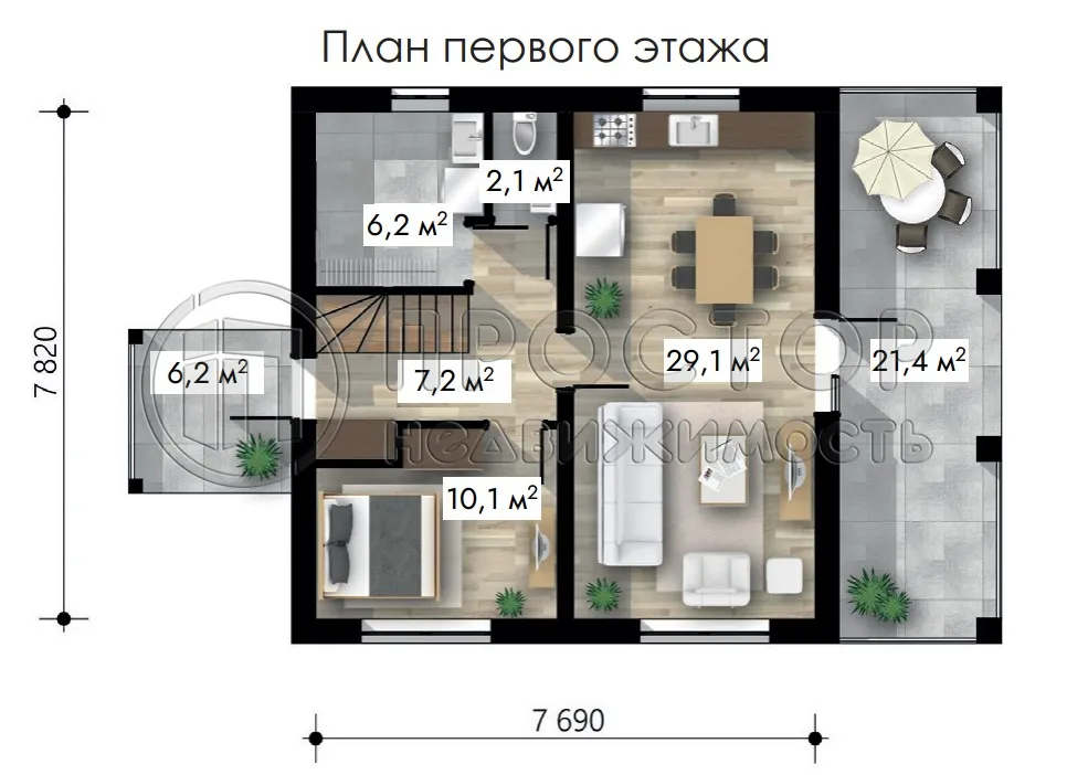 Дом, 128 м² - фото 11