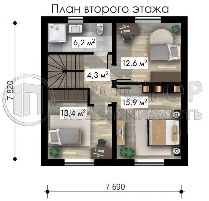 Дом, 128 м² - фото 12