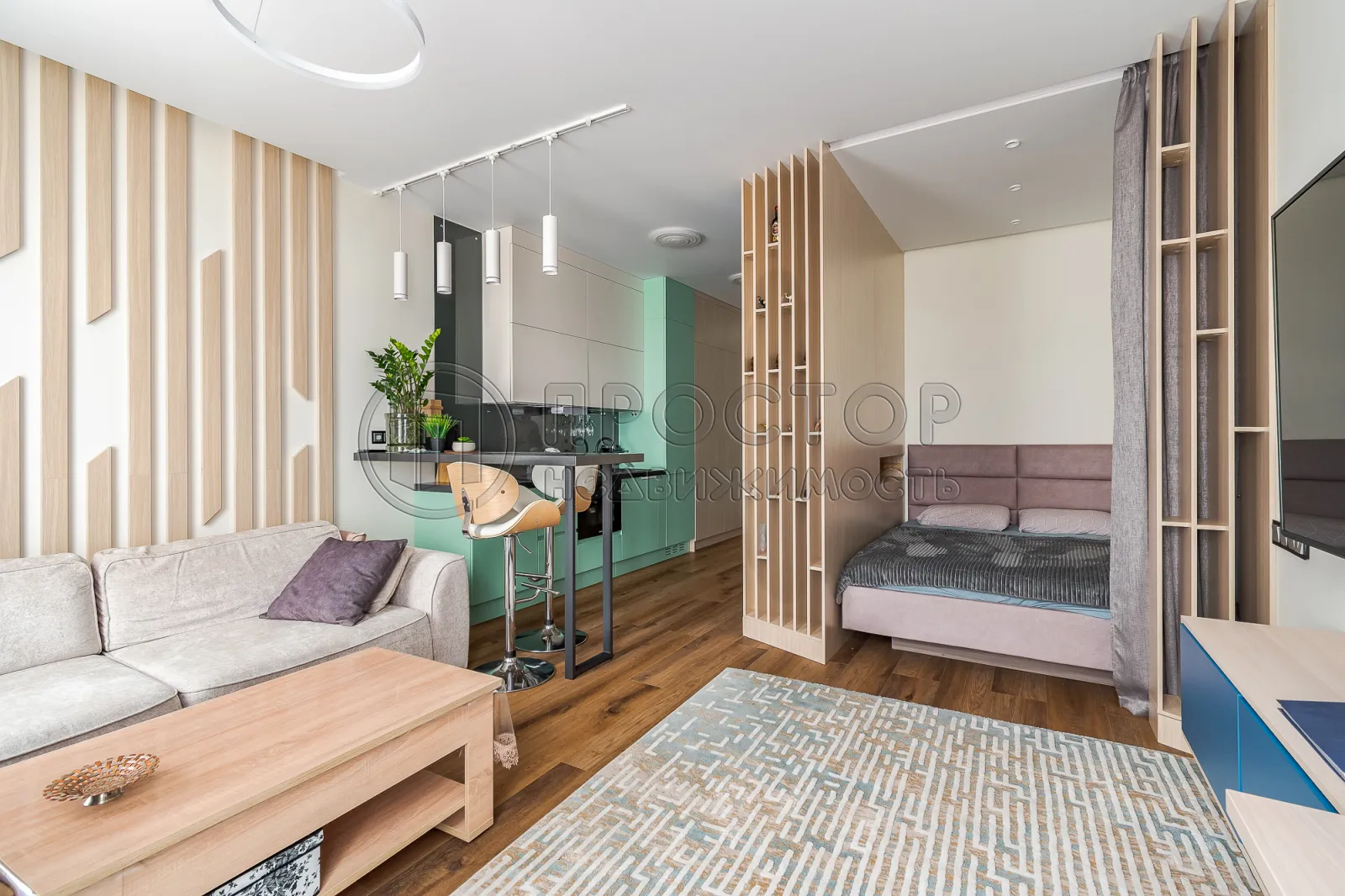 1-комнатная квартира, 37.5 м² - фото 11