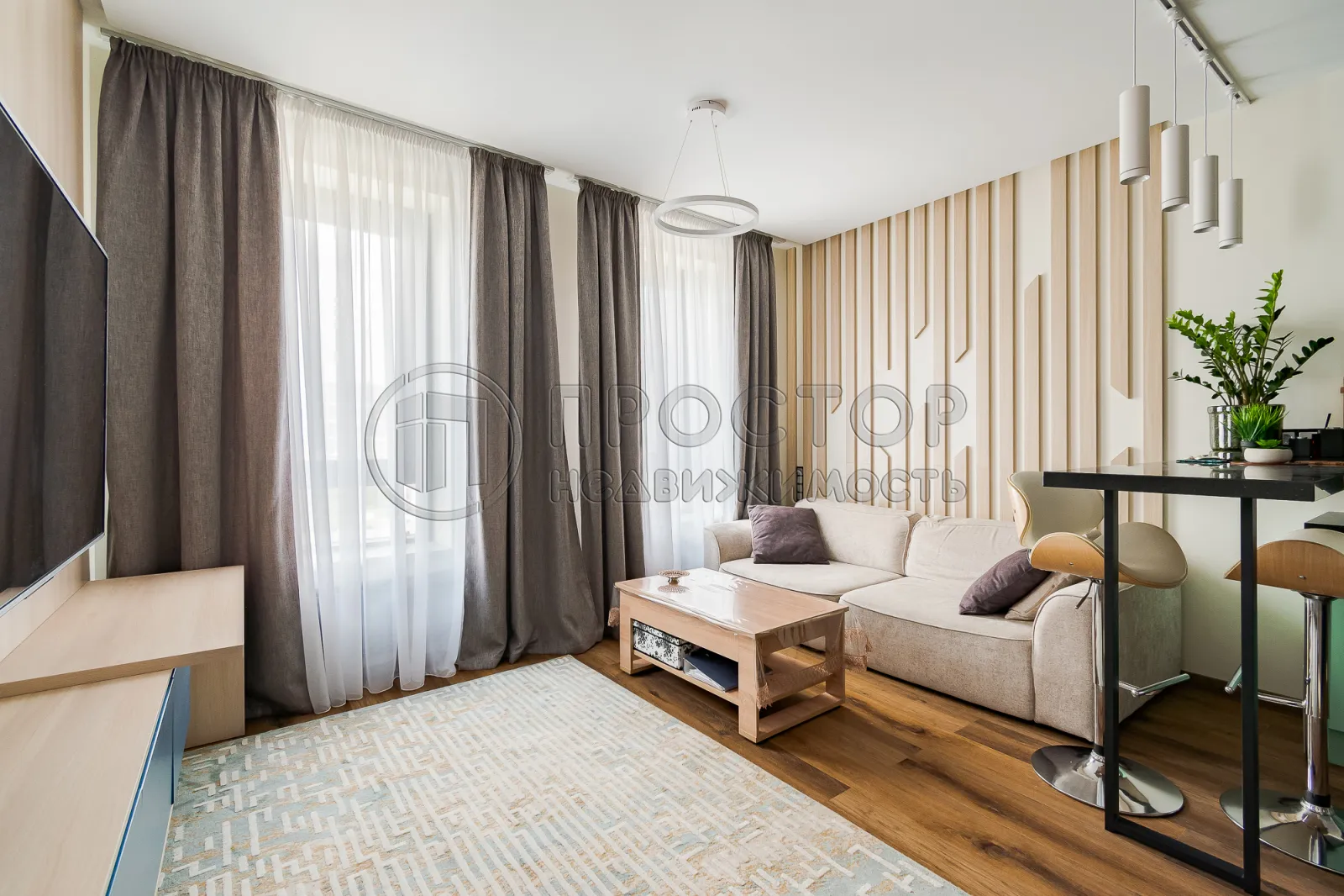 1-комнатная квартира, 37.5 м² - фото 2