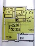 Студия, 33 м² - фото 35