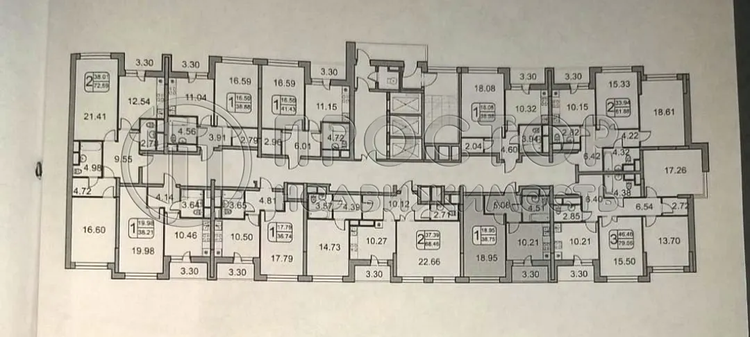 1-комнатная квартира, 38.75 м² - фото 10