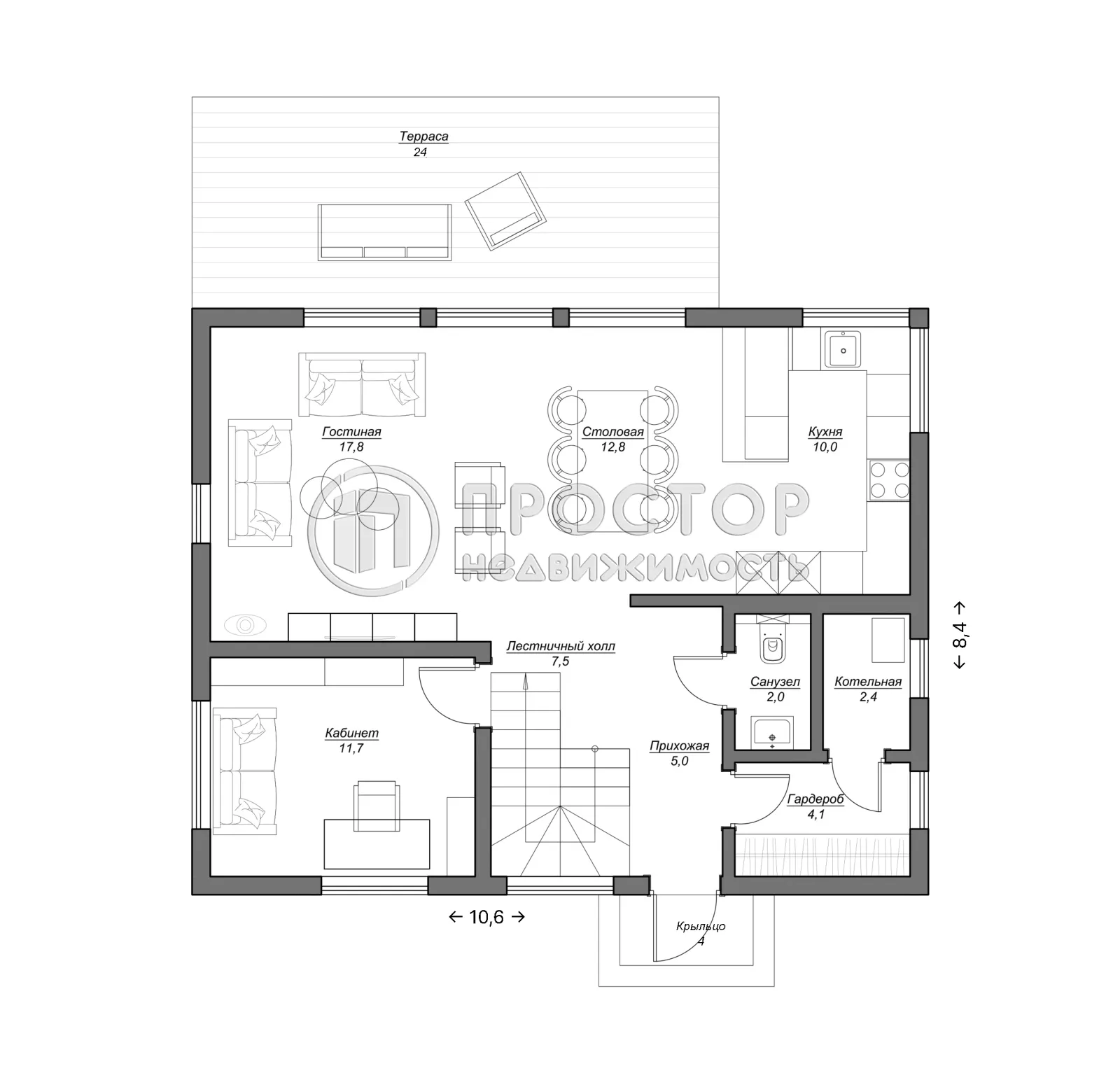 Дом, 206 м² - фото 21