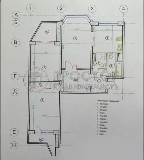 3-комнатная квартира, 86.3 м² - фото 21