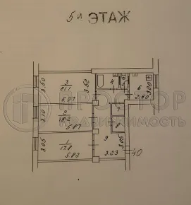 3-комнатная квартира, 95.2 м² - фото 13