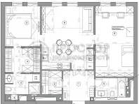 2-комнатная квартира, 78.8 м² - фото 59