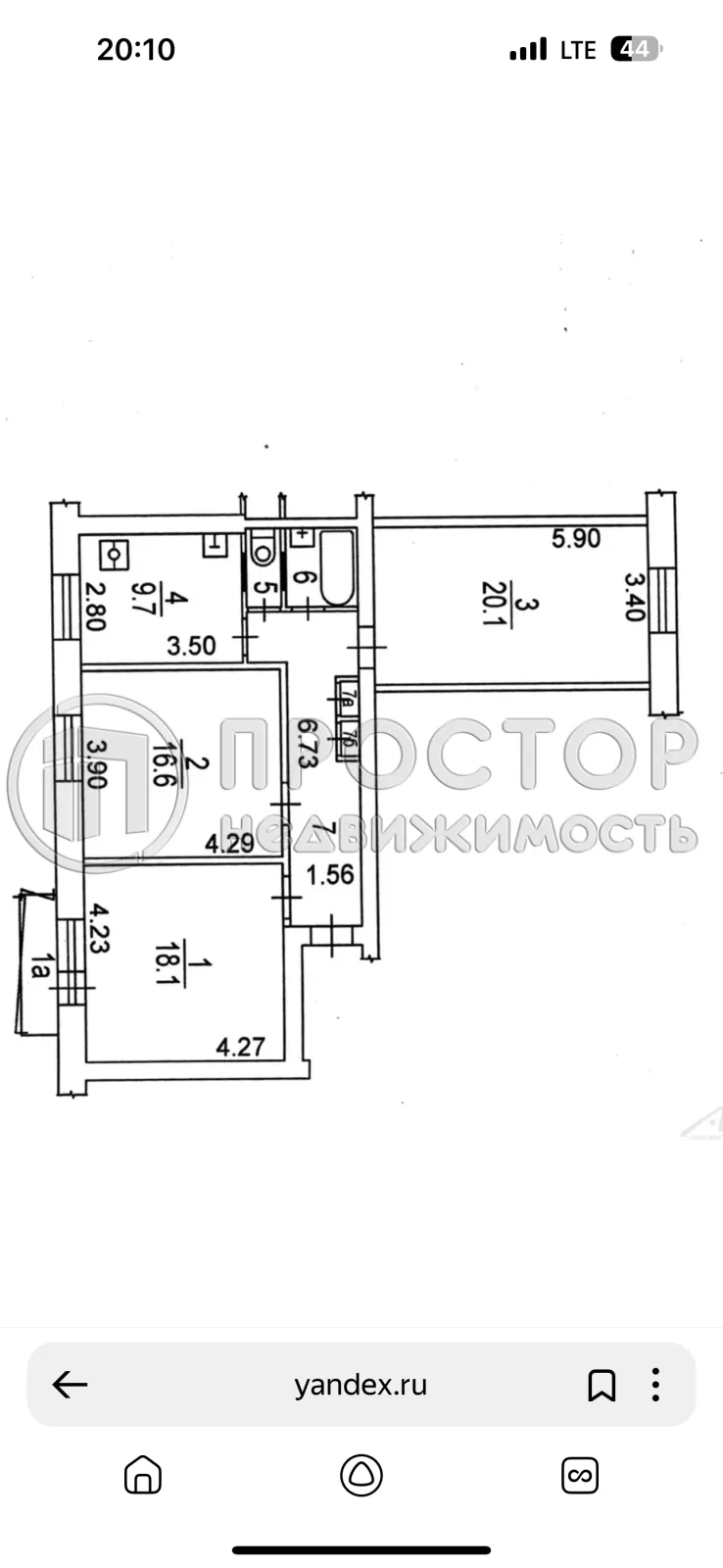 3-комнатная квартира, 81.1 м² - фото 49