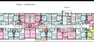 1-комнатная квартира, 38.21 м² - фото 26