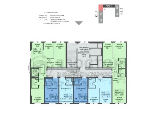 Студия, 20 м² - фото 4