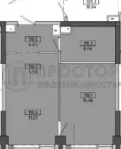 2-комнатная квартира, 44 м² - фото 25