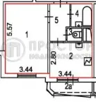 1-комнатная квартира, 37.8 м² - фото 83