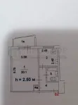 1-комнатная квартира, 33.7 м² - фото 25