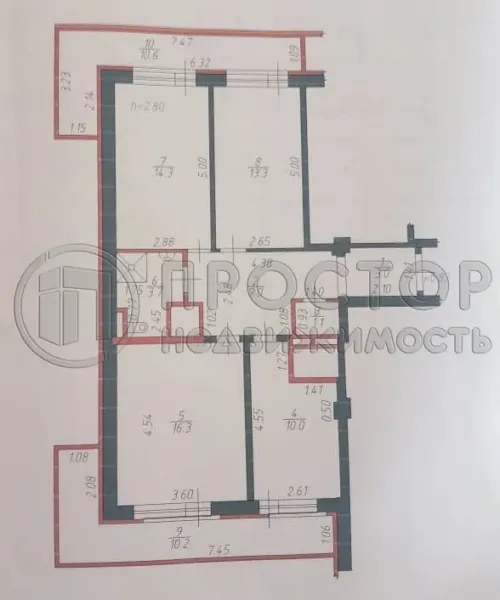 3-комнатная квартира, 70.7 м² - фото 15