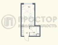 Студия, 24.6 м² - фото 21