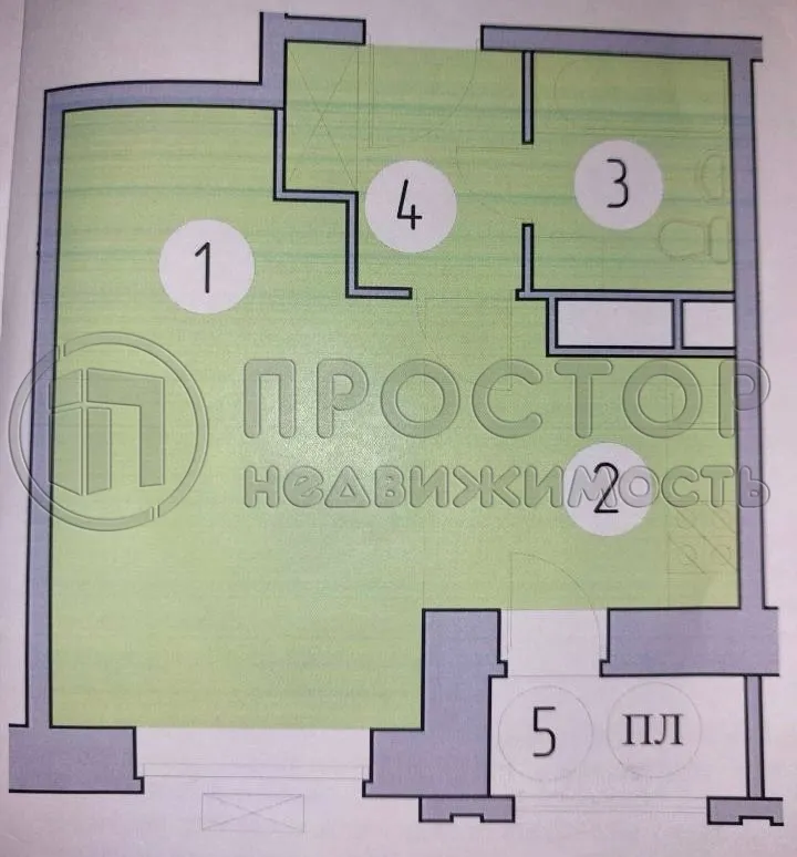 Студия, 30 м² - фото 10