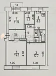 3-комнатная квартира, 80.8 м² - фото 39
