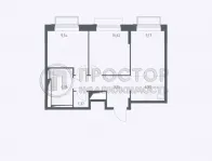 3-комнатная квартира, 47.68 м² - фото 25