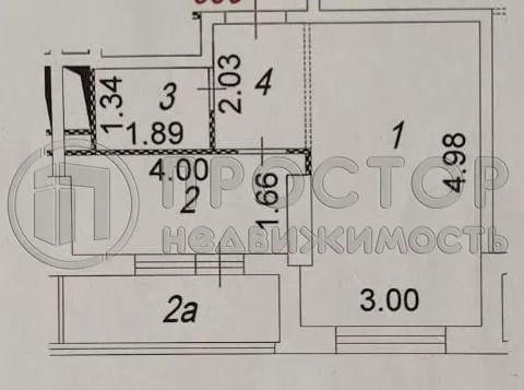 1-комнатная квартира, 25.8 м² - фото 13