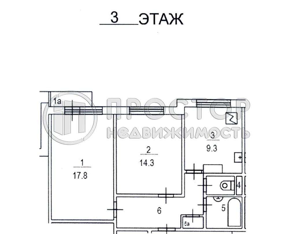 2-комнатная квартира, 53.6 м² - фото 30